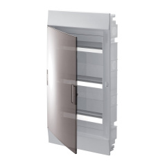 Бокс СП ABB Mistral41 36М, прозрачная дверь, с клеммами, 3 ряда [1SLM004101A2207]