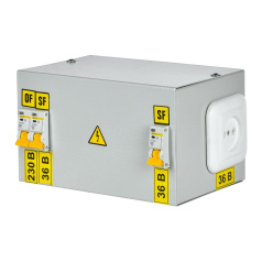 Ящик с понижающим трансформатором IEK ЯТП-0.25, 230/36-3 36, УХЛ4, IP30 [MTT13-036-0250]