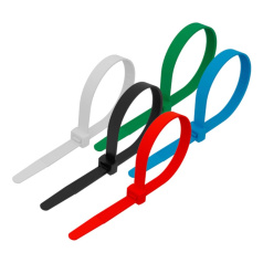 Хомут-стяжка нейлоновая Rexant 80 x 2.5 мм, цветная (25 шт) [07-0088-25]