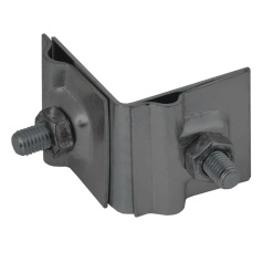 Держатель круглого проводника для фальца IEK, угловой, 6-10 мм, 40 мм, оцинкованная сталь TD [ZDP80-13-2-16-40]