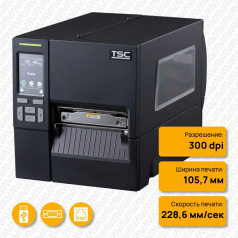 Термотрансферный принтер TSC MB341T, 300 dpi, Wi-Fi READY, Touch LCD [MB341T-A001-0202]