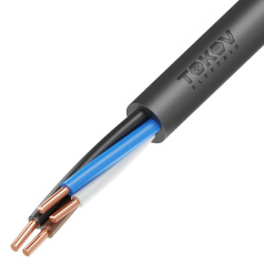 Кабель силовой медный ВВГнг(А)-LSLTx TOKOV ELECTRIC, 4х6 мм², ОК (N), 660 В [УТ000030899]