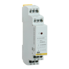 Реле промежуточное модульное OIR IEK 3 контакта 16А 12В AC/DC [OIR-316-ACDC12V]