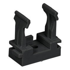 Крепеж-клипса для гофрированной трубы IEK ELASTA CFM20, черная [ET-TA10D-CFM-020-K02-100]