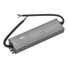 Драйвер LED IEK ИПСН-PRO, 150 Вт, 12 В, блок- шнуры IP67 [LSP1-150-12-67-33-PRO]