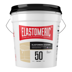Краска для стен и потолков Elastomeric 50 White White, База А супербелая, 16 л