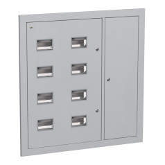 Корпус металлический IEK LIGHT ЩЭ-8-Э 36, УХЛ3, IP31, серый [MKM42-08-31-E-L]