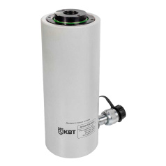 Домкрат гидравлический КВТ ДП30П100 с полым штоком [84590]