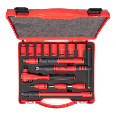 Набор диэлектрического инструмента КВТ НИИ-16 ПРОФИ с квадратом 3/8" [71104]