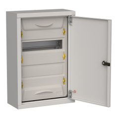 Корпус металлический IEK TITAN 5 ЩРн-24 (1х24), 460х310х140 мм, IP31, серый [TI5-50-N-024-31-7035]