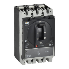 Автоматический регулируемый выключатель IEK ARMAT литой корпус 3P D 35кА 160А э/м [AR-MCCB-3D-035-0160A-MTUC]