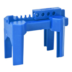 Накладной блокиратор шарового вентиля Brady большой, внешний Ø трубы 50 - 200 мм, полипропилен, синий [gws805850]