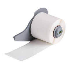 Перемещаемые наклейки Brady M7C‐1900‐498 виниловая ткань 48.26 мм х 9.14 м, белые [brd173264]