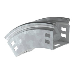 Поворот плавный IEK ESCA, 45° тип В20 50х50мм HDZ [CPV41-0-45-050-050-HDZ]