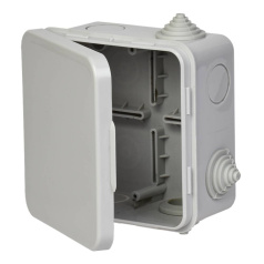Распаячная коробка IEK КМ41256 с откидной крышкой, 100х100х50 мм [UKO31-100-100-050-K03-54]