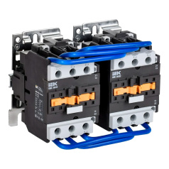 Контактор IEK КМИ-46532 реверс 65А 230В/АС3 2NO;2NC [KKM43-065-230-22-1]