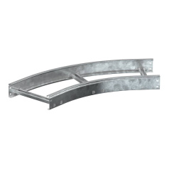 Поворот лестничный IEK LESTA, 45° 80х600мм R600 HDZ [CPG05-4-45-080-600-HDZ]