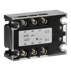 Реле твердотельное OSS-1 ONI 60А 380В AC 3-32В DC [OSS-1-3-60-B]