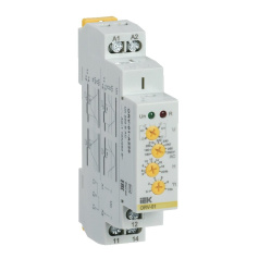 Реле напряжения ORV IEK с блокировкой однофазное 220В AC [ORV-01-A220]