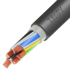 Кабель силовой медный ВВГнг(А)-LSLTx TOKOV ELECTRIC, 5х50 мм², МС (N PE), 1 кВ [УТ000030611]