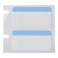 Этикетки Brady BPT-310-494-2.5-BL полиэстер, 25.4 х 12.7 мм, белые с синим, 2500 шт [brd306982]