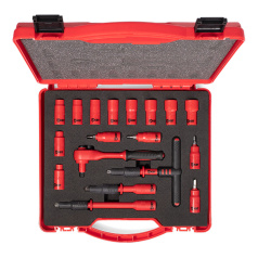 Набор диэлектрического инструмента КВТ НИИ-15 ПРОФИ с квадратом 1/4" [71103]