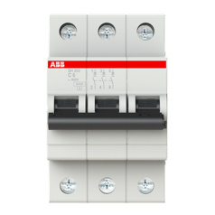 Автоматический выключатель ABB SH203 3P C6 6кА [2CDS213001R0064]