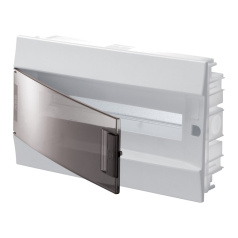 Бокс СП ABB Mistral41 18М, прозрачная дверь, с клеммами [1SLM004101A2204]