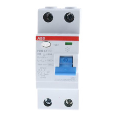 Выключатель дифференциального тока (УЗО) ABB 2п 40А 300мА тип AC F202 [2CSF202001R3400]