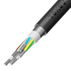 Кабель силовой алюминиевый АВБШв TOKOV ELECTRIC, 5х35 мм², МК (N PE), 660 В [00-00072441]