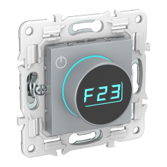 Термостат электронный SK-T01Gr IEK «SKANDY» с индикатором, серый [SK-RT11-K03]