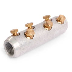 Соединитель болтовой КВТ 6СБЕ-35-300/400 на напряжение до 35 кВ [65827]