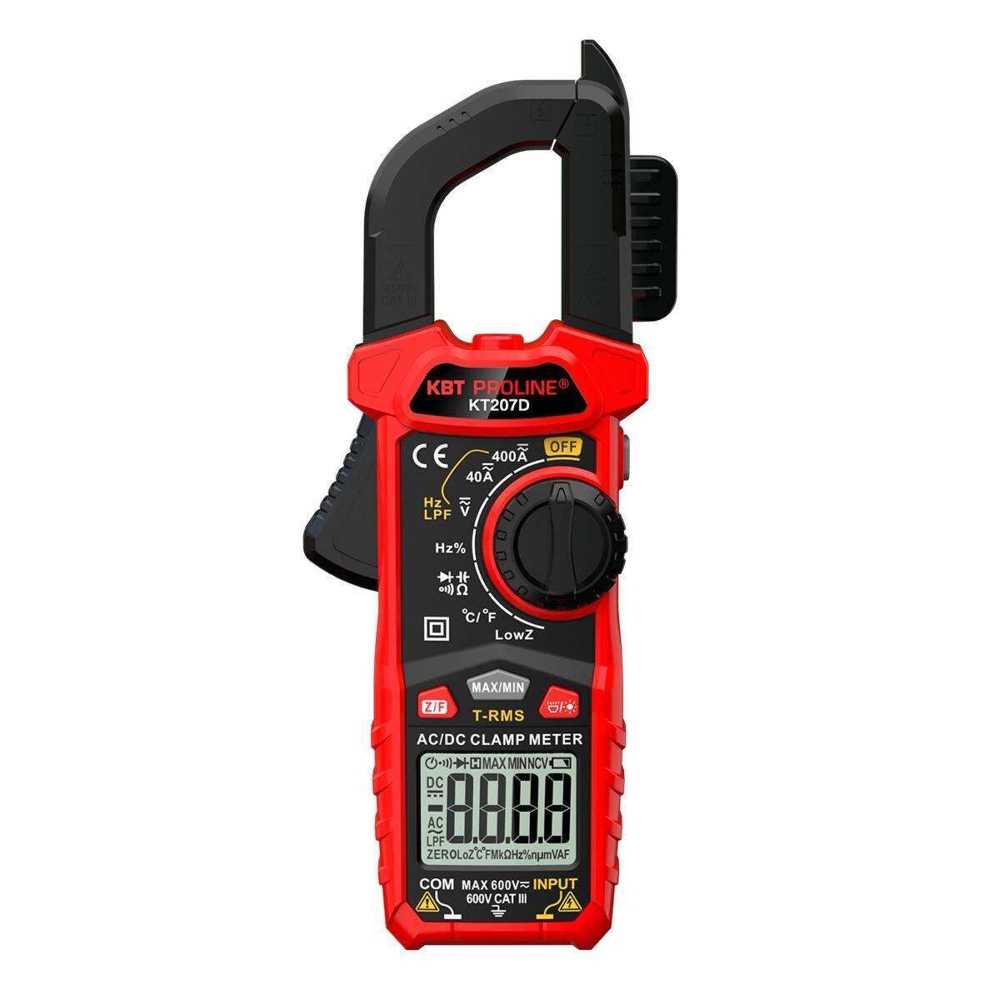 Токовые клещи цифровые КВТ KT 207D «PROLINE» [91920]