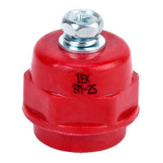 Изолятор IEK SM25, М6, силовой с болтом [YIS11-25-06-B]