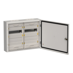 Корпус металлический IEK TITAN 5 ЩРн-48 (2х24), 460х570х140 мм, IP54, серый [TI5-50-N-2X024-54-7035]
