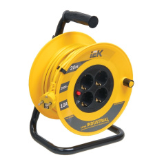Удлинитель на катушке УК20 IEK INDUSTRIAL, 2P+PE 3х1 мм², 20 м [WKP14-10-04-20]