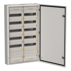 Корпус металлический IEK TITAN 5 ЩРн-144 (2х72), 960х570х140 мм, IP54, серый [TI5-50-N-2X072-54-7035]