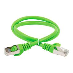 Коммутационный шнур (патч-корд) ITK категория 5E, FTP, 3 м, зеленый [PC02-C5EF-3M]