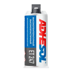 Эпоксидный клей Adhesol ET 247 двухкомпонентный термостойкий, высокоэластичный, 400 мл [247102]