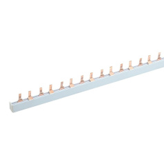Шина соединительная IEK типа PIN, штырь, 2Р 100А, 1 м [YNS21-2-100]