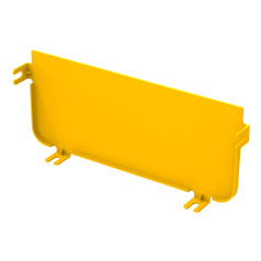 Заглушка торцевая оптического лотка ITK 240мм, желтая [DS-240-316G0]