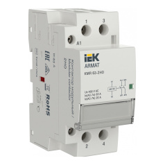 Контактор модульный IEK ARMAT KMR 63А 230В AC 2НО [AR-KMR10-063-20-230]