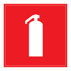 Самоклеящаяся этикетка IEK 150х150 мм, Огнетушитель [YPC20-OGNET-2-010]