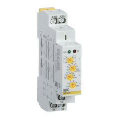 Реле напряжения ORV IEK с блокировкой однофазное 24-48В AC/DC [ORV-01-AD48]