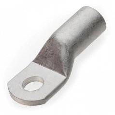 Наконечник медный лужёный трубчатый R-типа ТМЛ-R-10-6-М, 10 мм² под болт М6