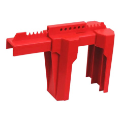 Блокиратор шарового вентиля накладной большой, внешний Ø трубы 50 - 200 мм, красный [gwrF02]