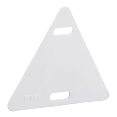 Бирка кабельная IEK У-136, треугольник 55 х 55 х 55 мм [UZMA-BIK-Y136-T]