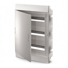 Бокс в нишу ABB MISTRAL41F / 54M, непрозрачная дверь, с клеммами N+PE [1SLM004102A1109]