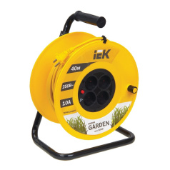 Удлинитель на катушке УК40 IEK GARDEN, 2P 2х1 мм², 40 м [WKP23-10-04-40]