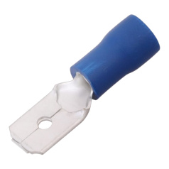 Клемма плоская изолированная Rexant РПи-п 2.5-(6.3) (10 шт) [06-0384-A]